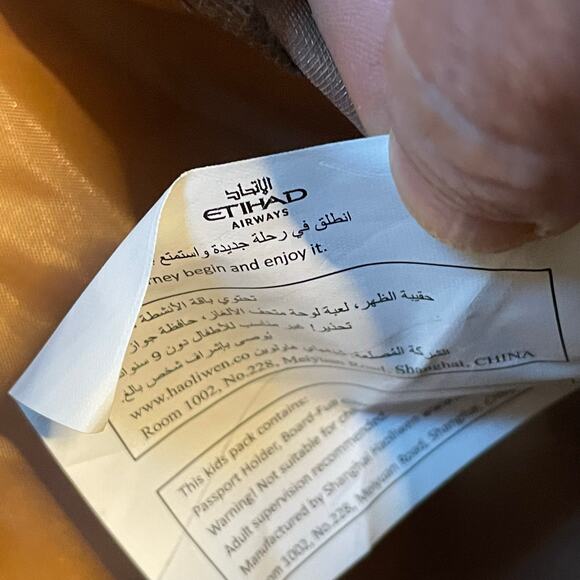 Scooby Doo Kids Backpack Tote Bag Etihad Airways Warner Bros World Abu Dhabi - Picture 7 of 8